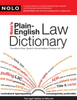 Nolo_s_plain-English_law_dictionary