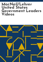 MacNeil_Lehrer_United_States_government_leaders_videos